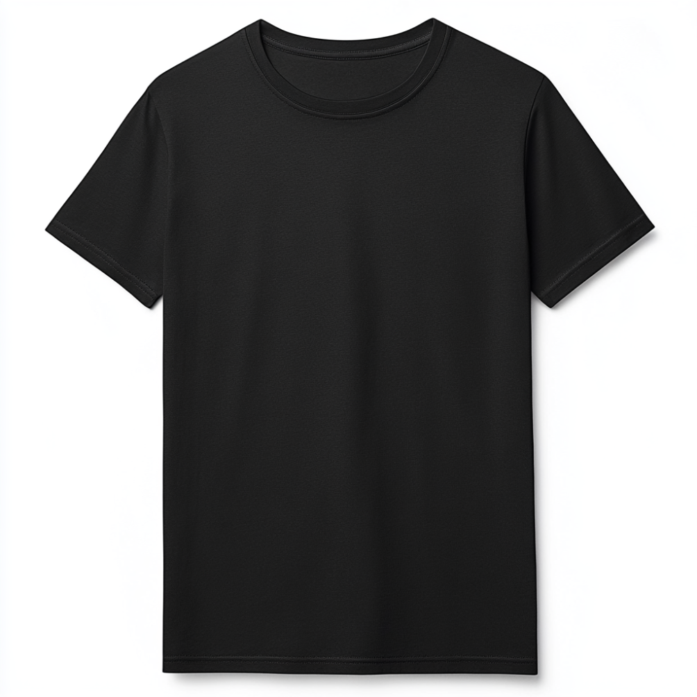 Basic T-Shirt Schwarz